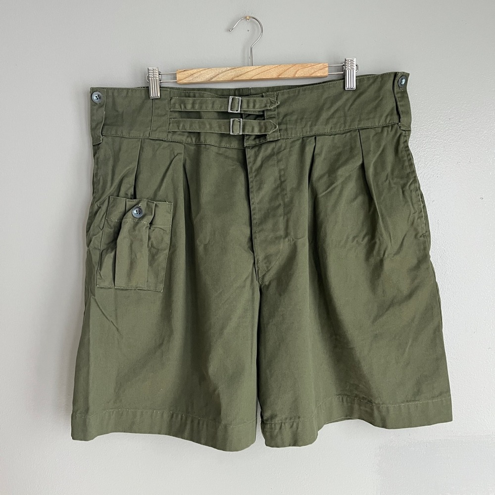 Vintage WPG What Price Glory Military Army Gurkha Shorts 8" Olive Green Size 42